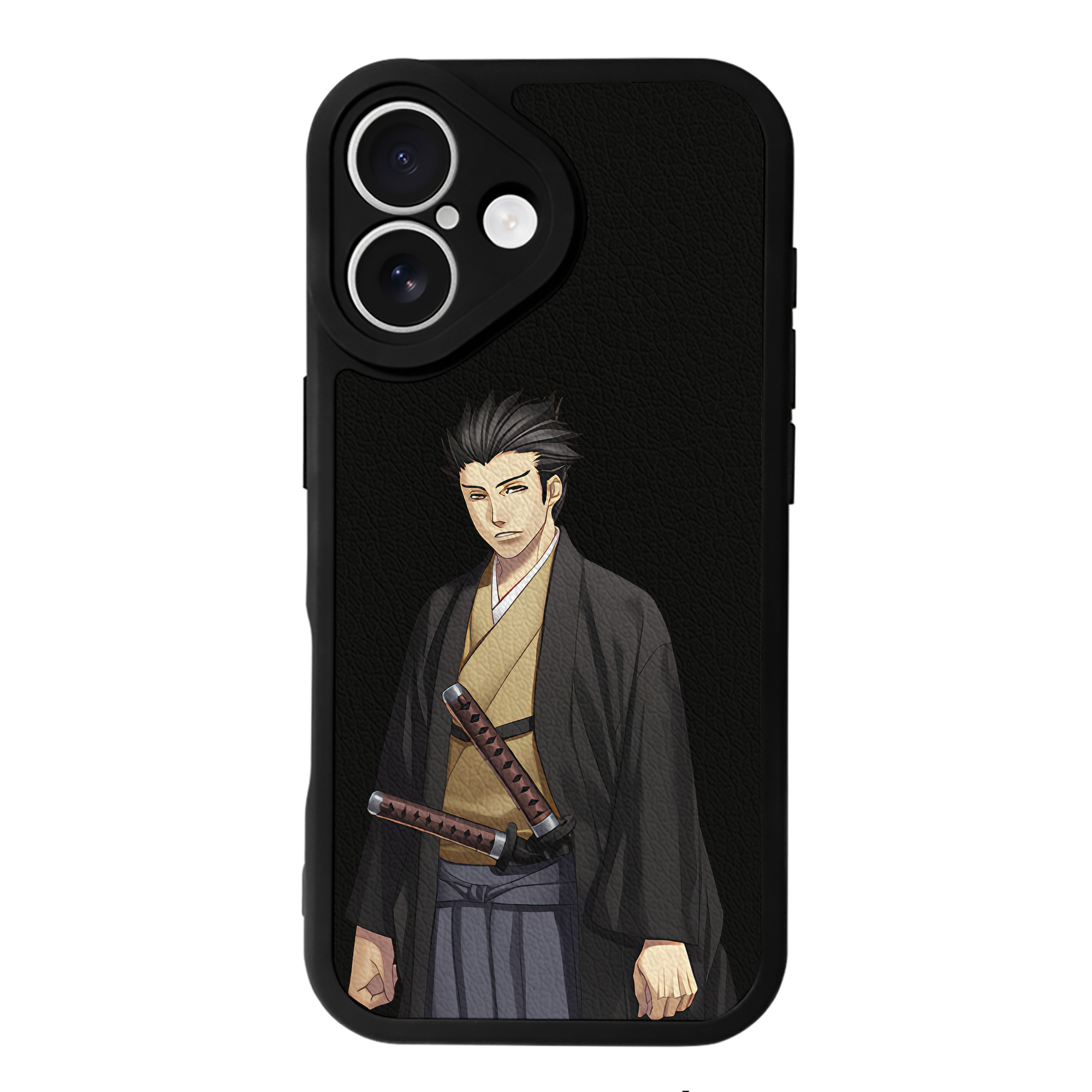 （画像用） ぎんたま 坂田銀時（さかたぎんとき） 神楽 志村新八（しむら しんぱち） GINTAMA Sakata Gintoki Kagura Shimura Shinpachi 【iPhone 16シリーズ対応】シリコンスマホケース（レザー調） 材質：シリコン